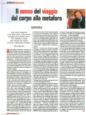 Il senso del viaggio dal corpo alla metafora - walter comello