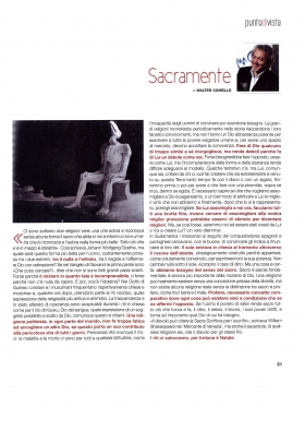 sacramente - walter comello