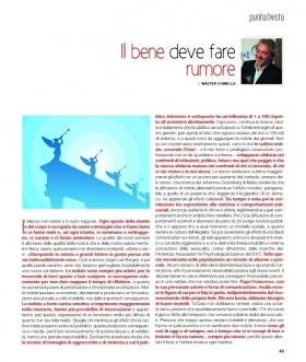 il bene deve fare rumore - walter comello