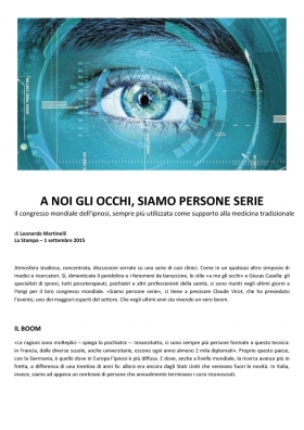 a noi gli occhi, siamo persone serie - walter comello