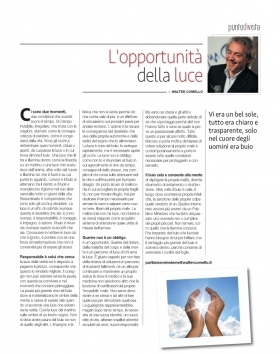 l'opportunità della luce - walter comello