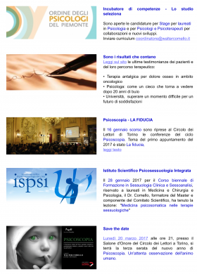 Newsletter periodica - walter comello