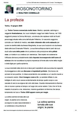 la profezia - walter comello