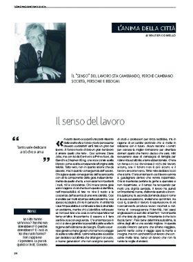il senso del lavoro - walter comello