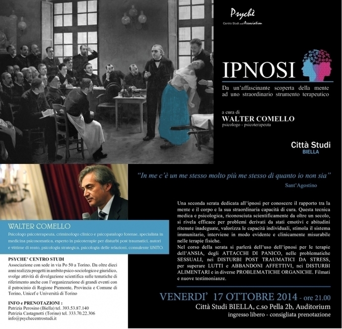 Ipnosi - Auditorium Città Studi - Biella 17 ottobre 2014 - walter comello
