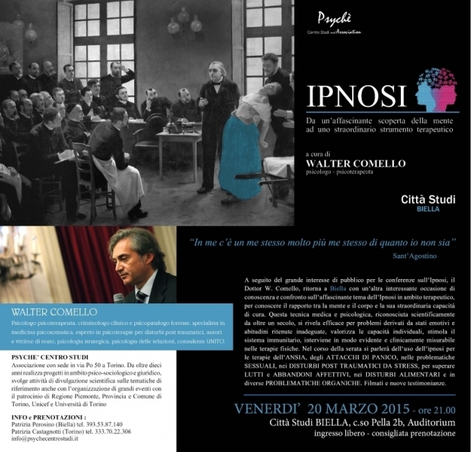 Ipnosi - Auditorium Città Studi - Biella 20 marzo 2015 - walter comello