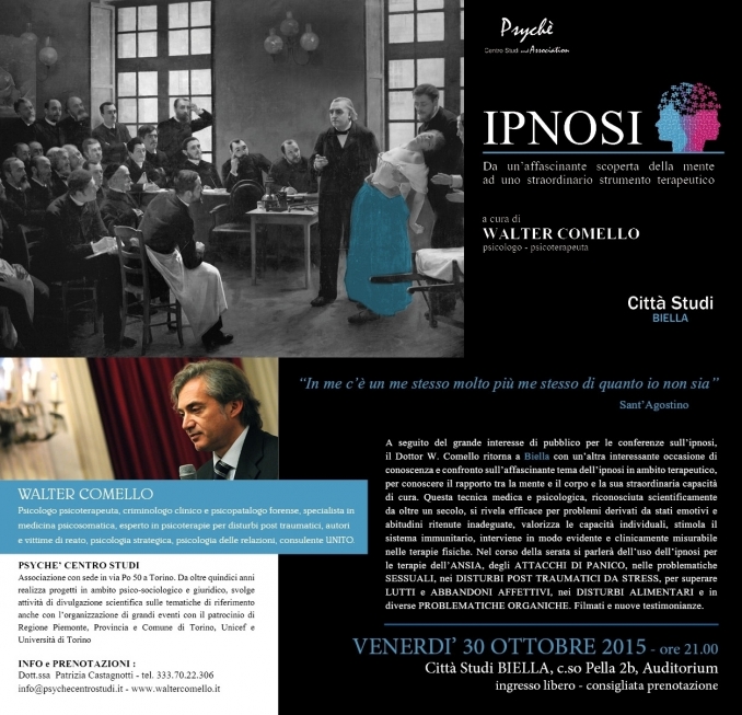 Ipnosi - Auditorium Città Studi - Biella 30 ottobre 2015 - walter comello