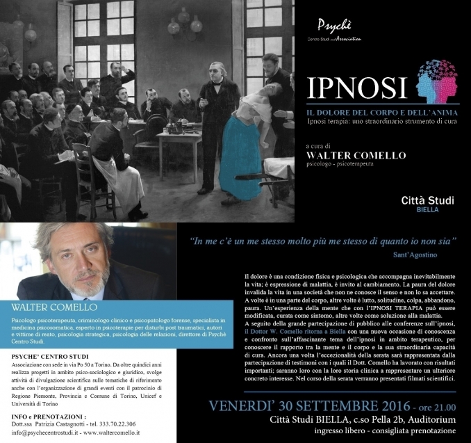 Ipnosi - Auditorium Città Studi - Biella 30 settembre 2016 - walter comello