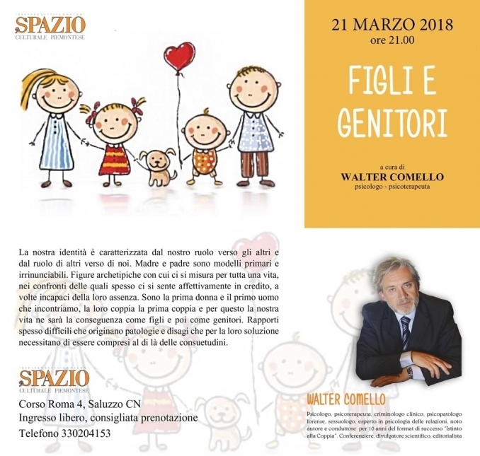 Figli e genitori - Saluzzo CN - 21 marzo - walter comello