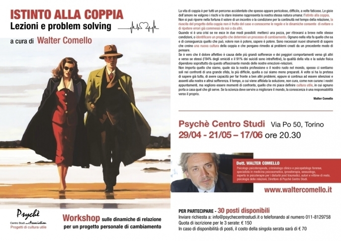 il workshop istinto alla coppia continua - walter comello