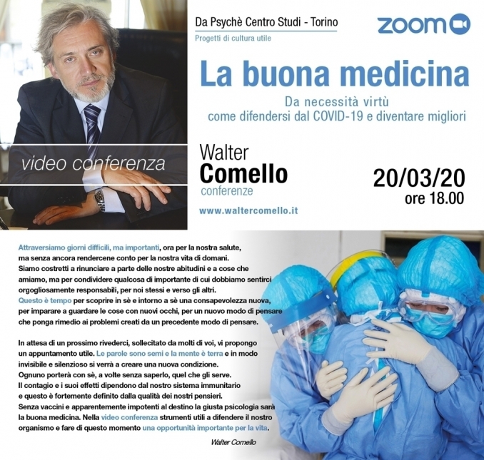 La buona medicina - videconferenza 20 marzo - walter comello