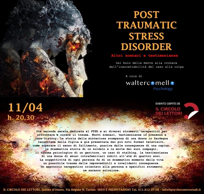 POST TRAUMATIC STRESS DISORDER - 11 aprile - walter comello