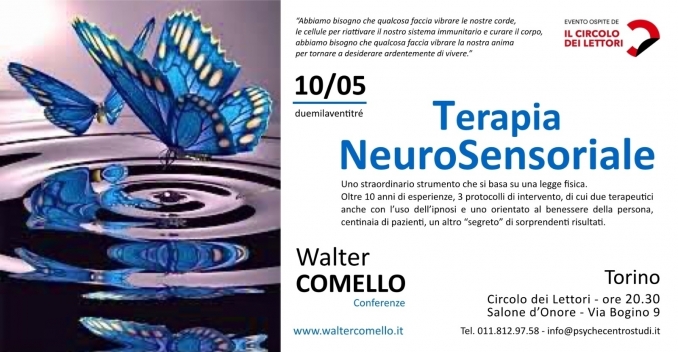 terapia neurosensoriale - 10 maggio - walter comello