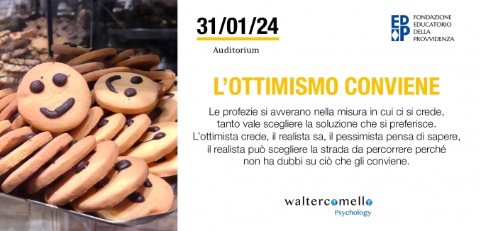 L'ottimismo conviene - 31 gennaio - walter comello