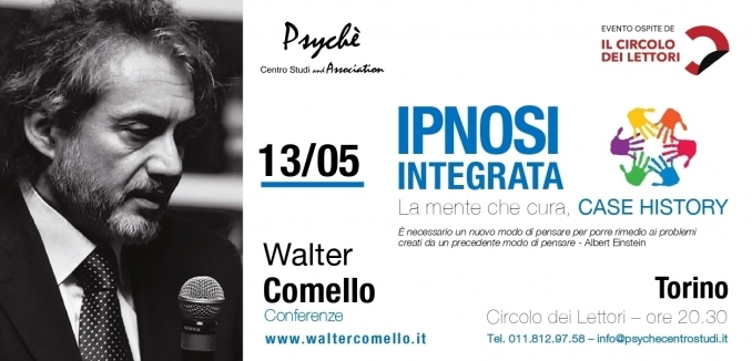 prossima conferenza a TORINO - lunedì 13 maggio - walter comello