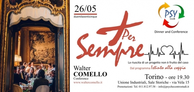 PSY CLUB - per sempre - 26 maggio - walter comello