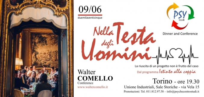 PSY CLUB - Nella testa degli uomini - 9 giugno - walter comello