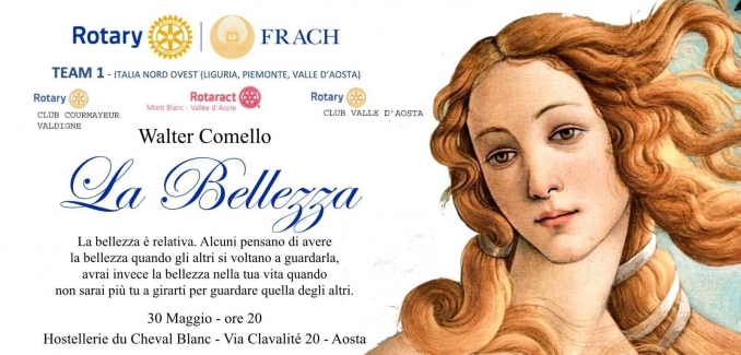 La bellezza - aosta - 30 maggio - walter comello