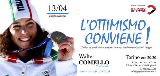 L'ottimismo conviene - 13 aprile - walter comello