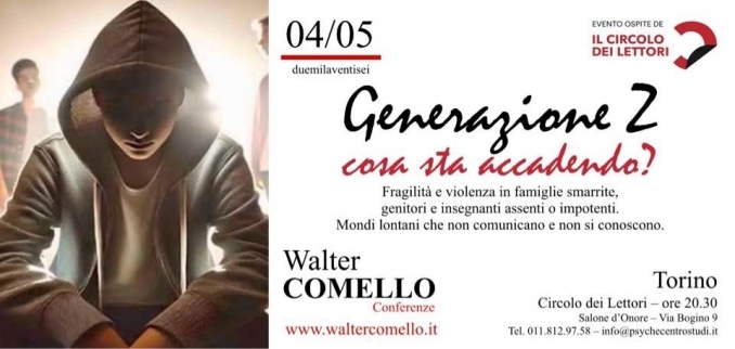 Prossima conferenza - 4 maggio - Circolo dei Lettori - walter comello